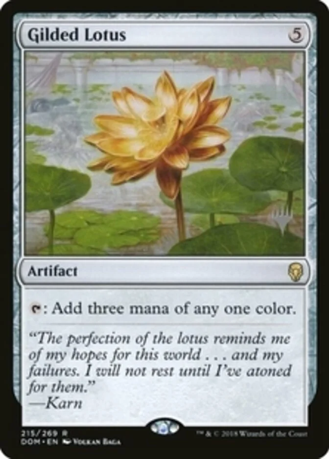 Gilded Lotus <planeswalker stamp> [DOM]