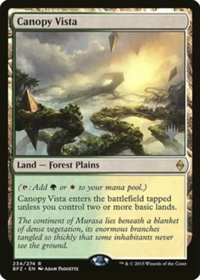 Canopy Vista <planeswalker stamp> [BFZ]