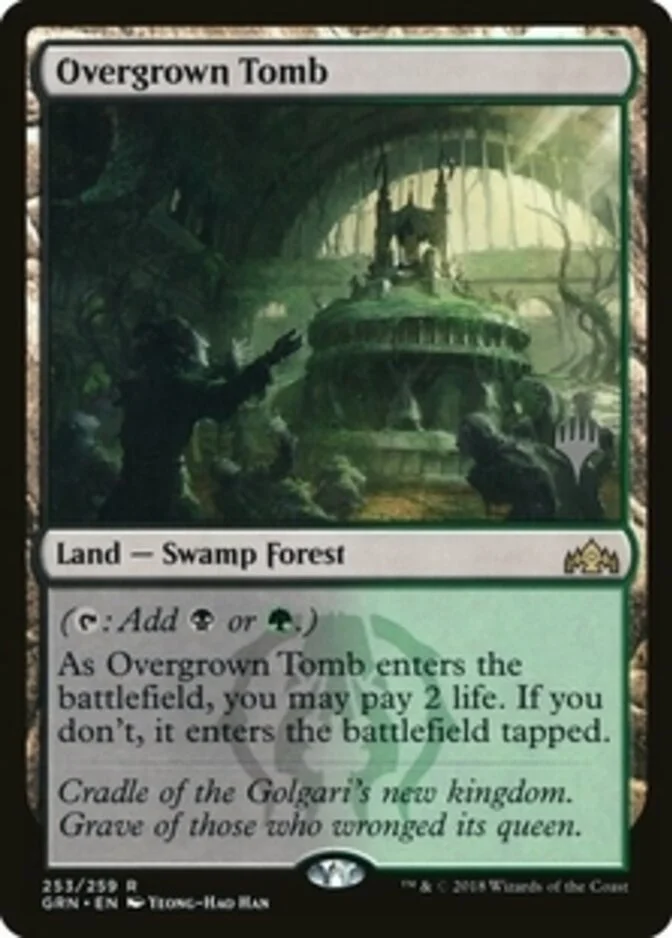 Overgrown Tomb <planeswalker stamp> [GRN]