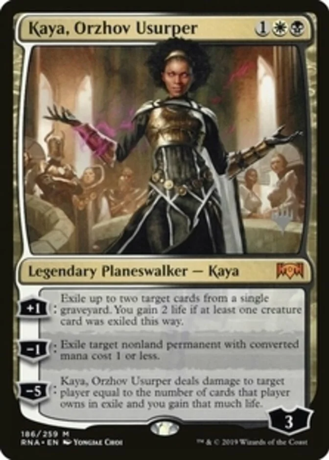Kaya, Orzhov Usurper <planeswalker stamp> [RNA]