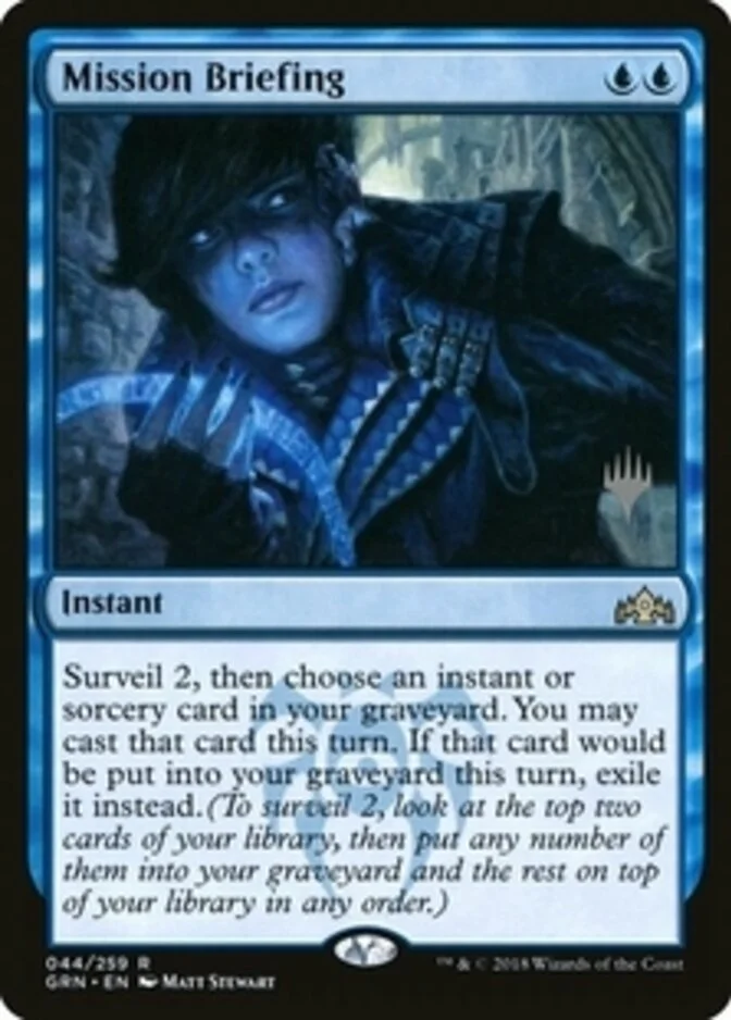 Mission Briefing <planeswalker stamp> [GRN]