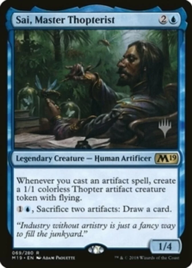Sai, Master Thopterist <planeswalker stamp> [M19]