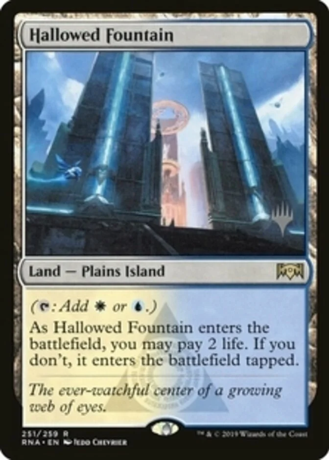 Hallowed Fountain <planeswalker stamp> [RNA] (F)