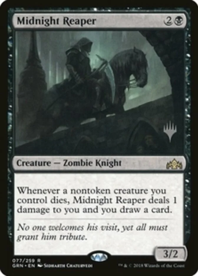 Midnight Reaper <planeswalker stamp> [GRN]