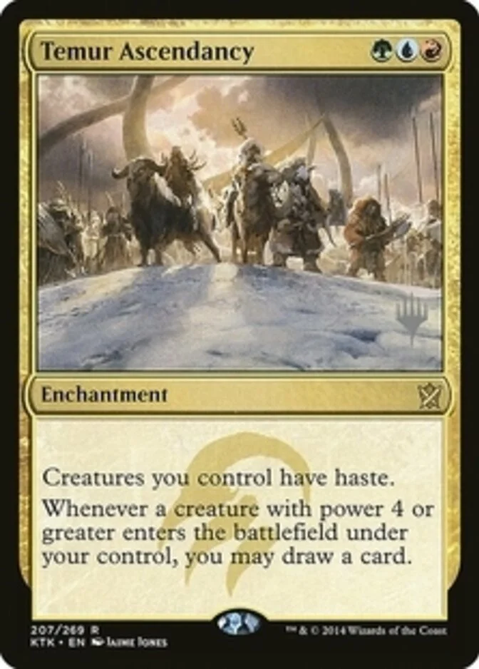 Temur Ascendancy <planeswalker stamp> [KTK]