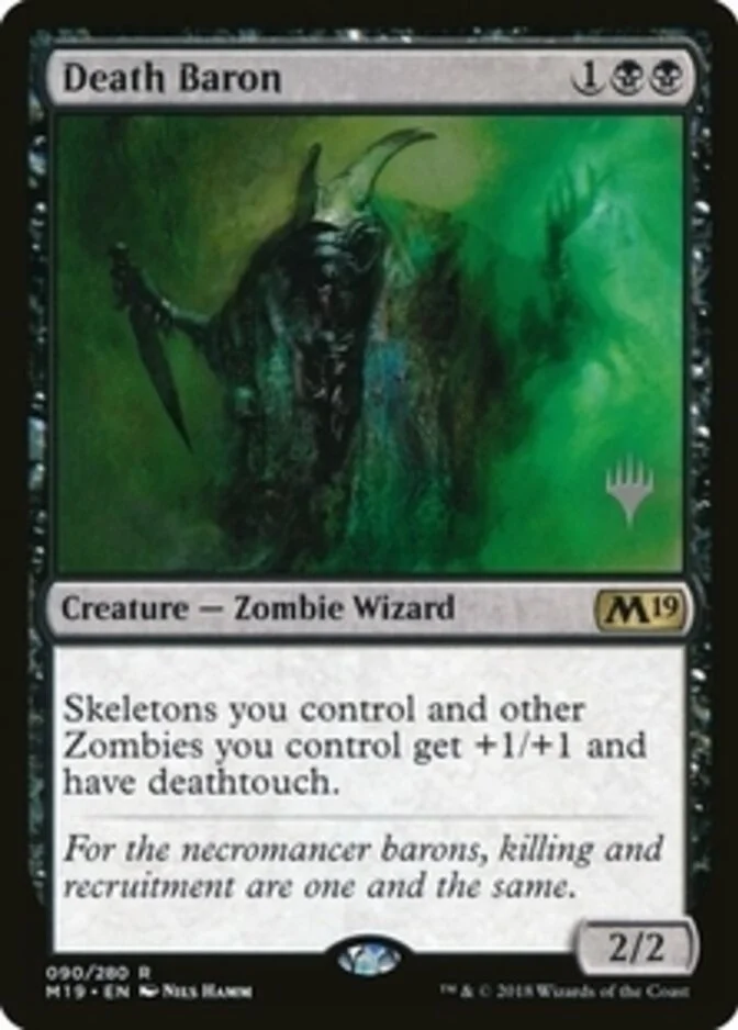 Death Baron <planeswalker stamp> [M19] (F)