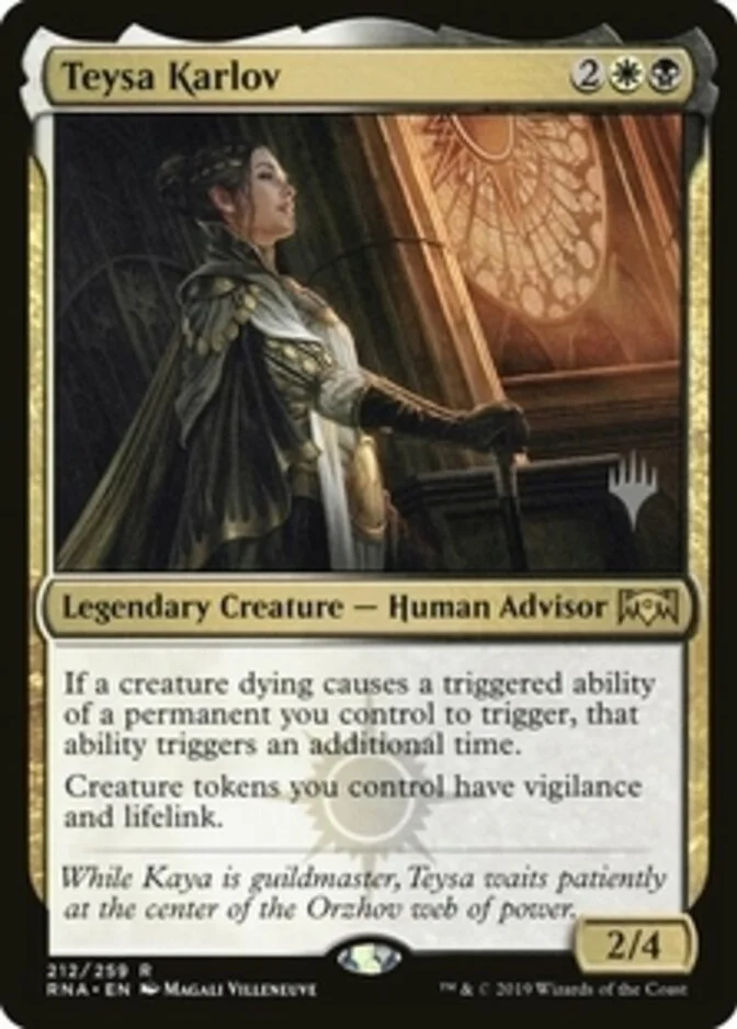 Teysa Karlov <planeswalker stamp> [RNA]