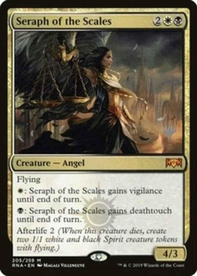 Seraph of the Scales <planeswalker stamp> [RNA] (F)