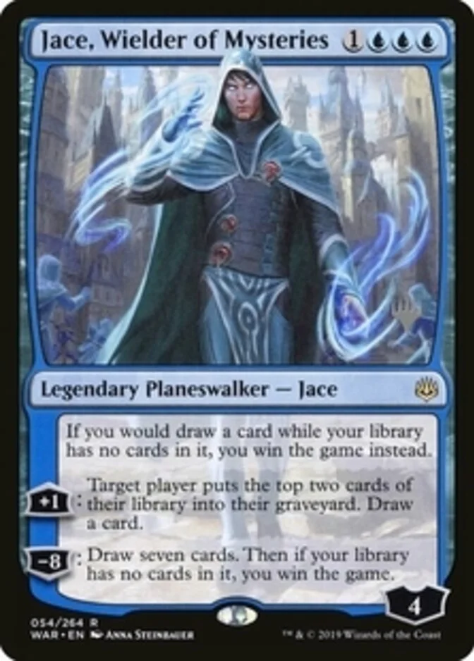 Jace, Wielder of Mysteries <planeswalker stamp> [WAR] (F)