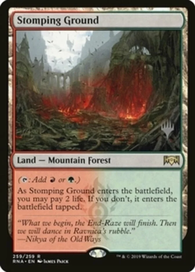 Stomping Ground <planeswalker stamp> [RNA]