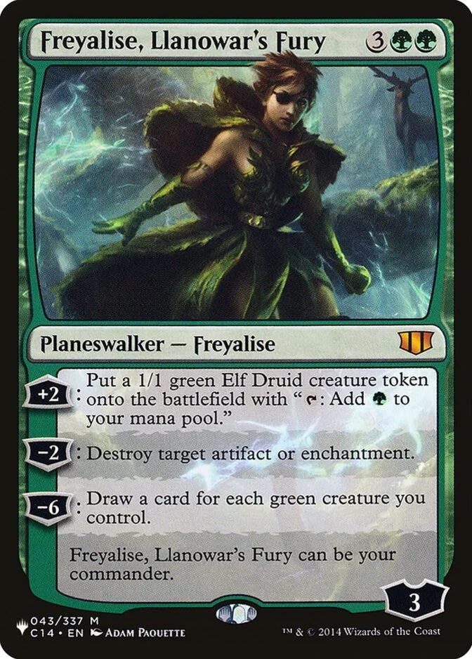 Freyalise, Llanowar's Fury [PLIST]