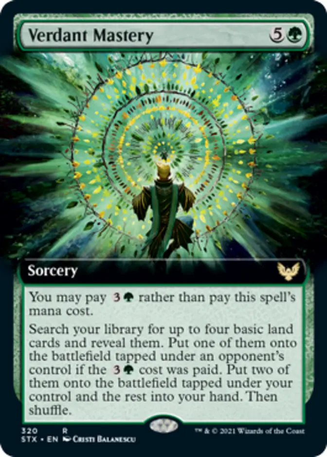 Verdant Mastery <extended> [STX]