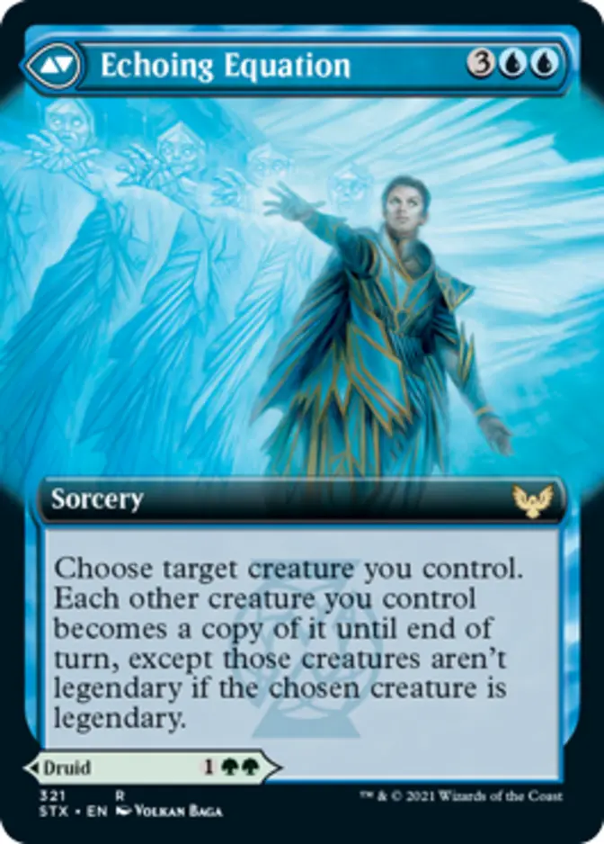 Echoing Equation <extended> [STX]