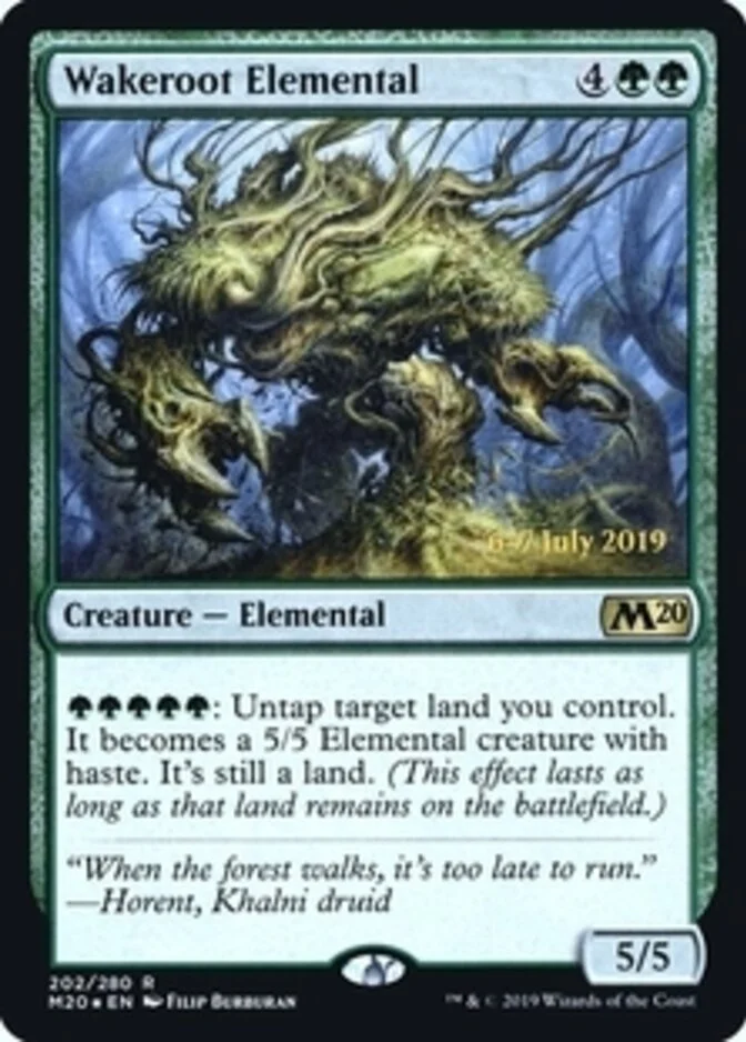 Wakeroot Elemental <prerelease> [M20] (F)