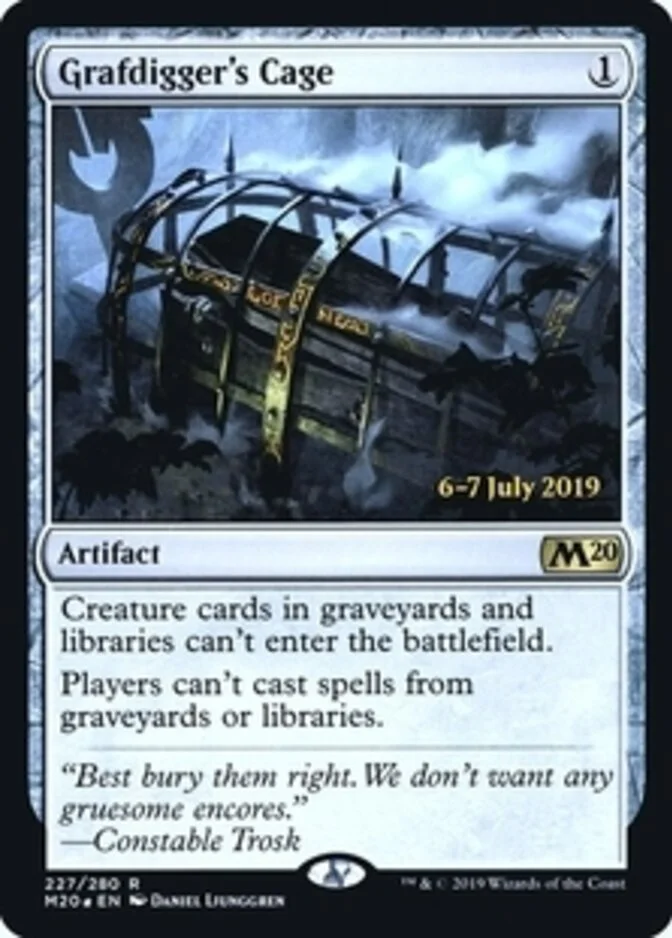 Grafdigger's Cage <prerelease> [M20] (F)