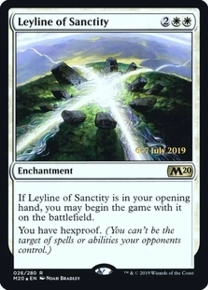 Leyline of Sanctity <prerelease> [M20] (F)