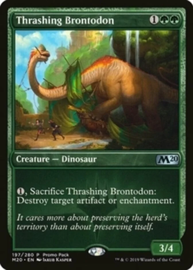 Thrashing Brontodon <promo pack> [M20]