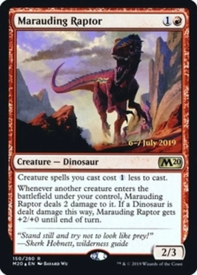 Marauding Raptor <prerelease> [M20] (F)