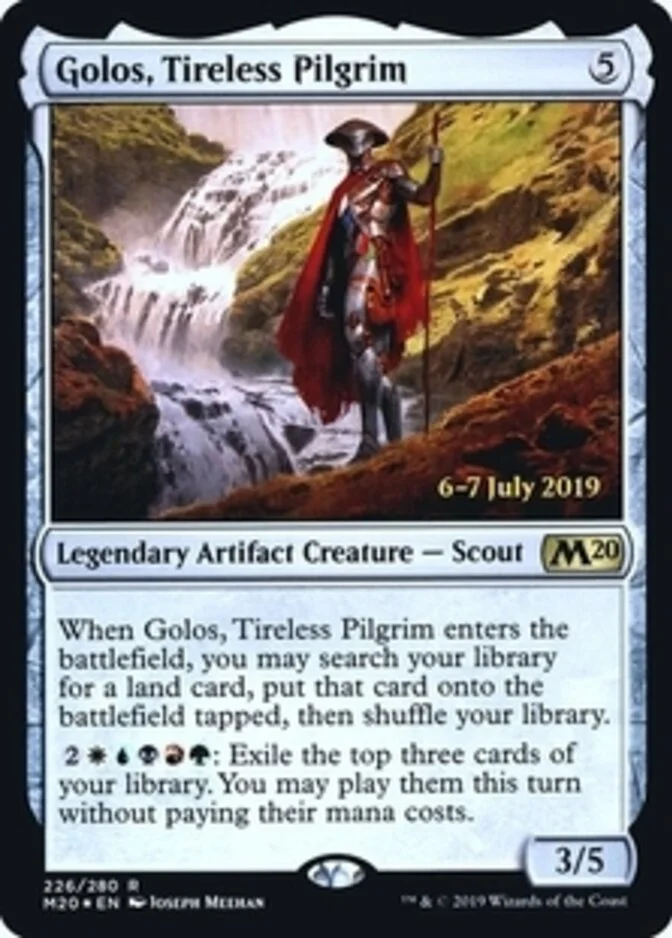 Golos, Tireless Pilgrim <prerelease> [M20] (F)