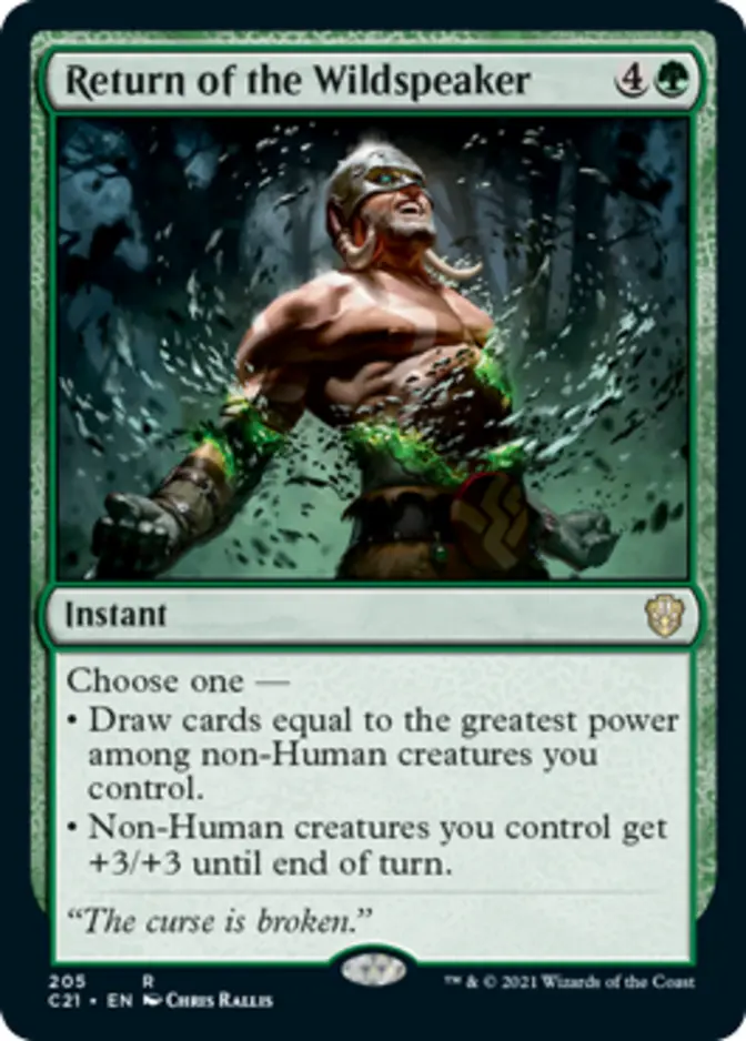 Return of the Wildspeaker [C21]