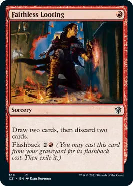 red looting cards mtg Magic The Gathering - Strixhaven - Mystical Archive Black Red Madness Deck