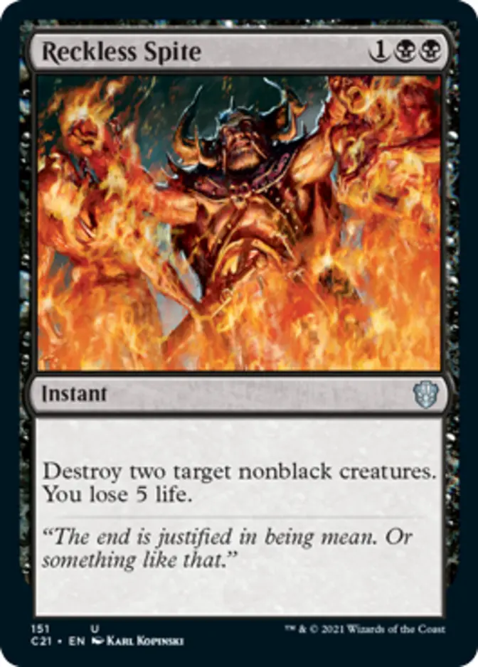 Reckless Spite [C21]