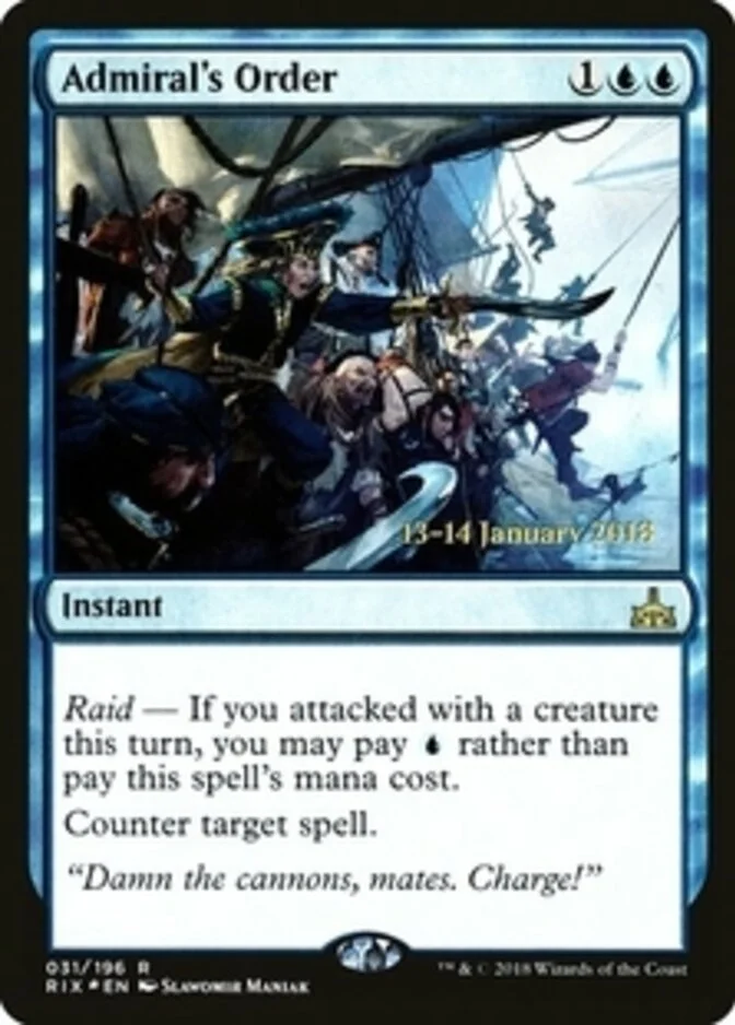 Admiral's Order <prerelease> [RIX] (F)