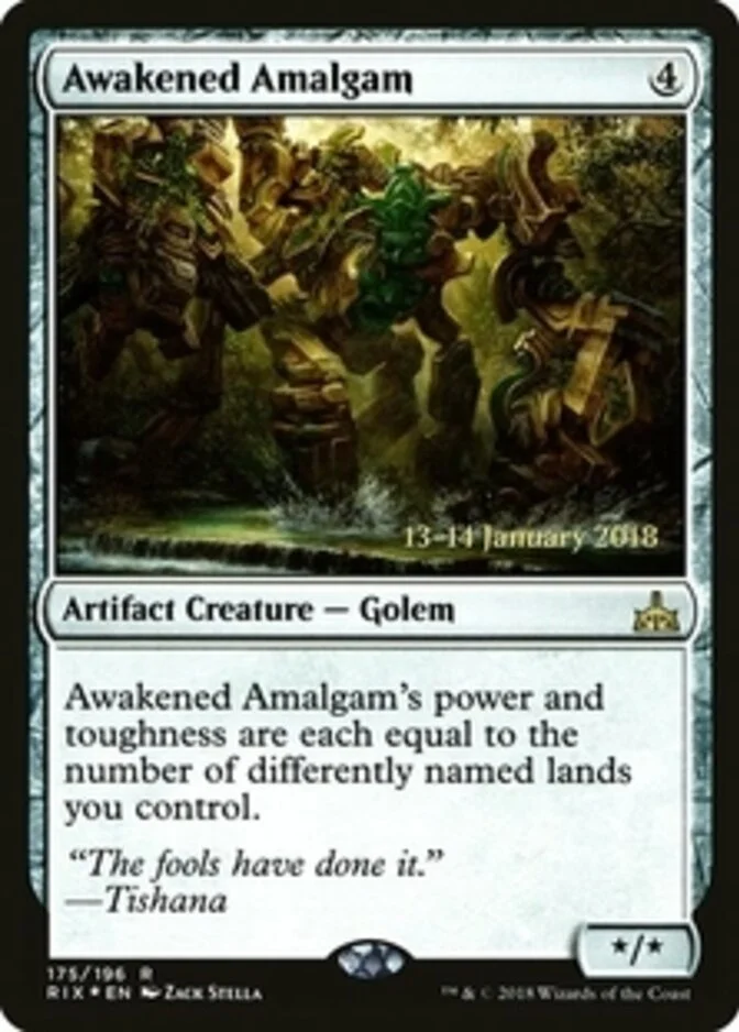 Awakened Amalgam <prerelease> [RIX] (F)
