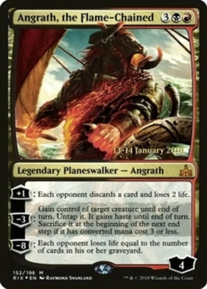 Angrath, the Flame-Chained <prerelease> [RIX] (F)