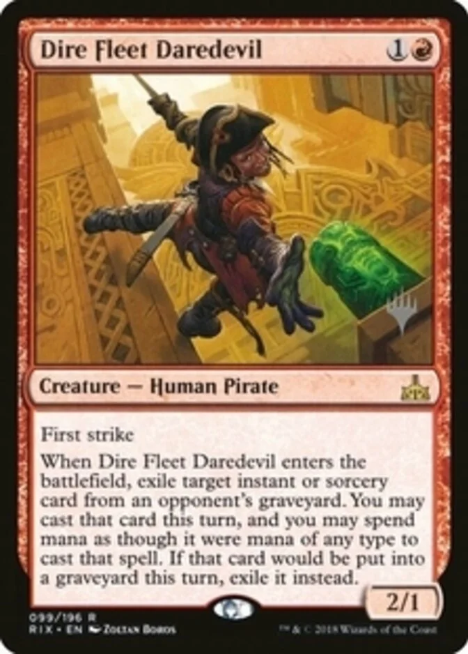 Dire Fleet Daredevil <planeswalker stamp> [RIX] (F)