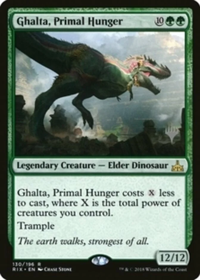 Ghalta, Primal Hunger <planeswalker stamp> [RIX] (F)