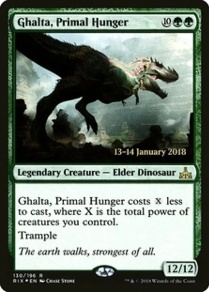 Ghalta, Primal Hunger <prerelease> [RIX] (F)