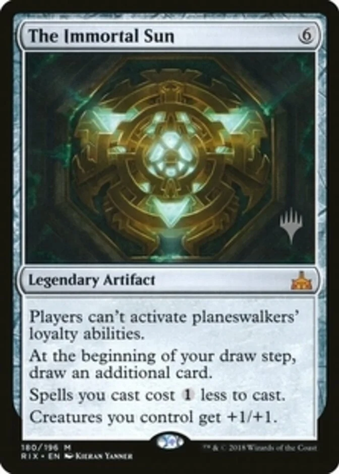 The Immortal Sun <planeswalker stamp> [RIX]