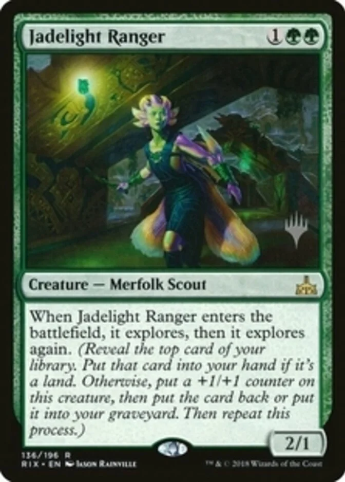 Jadelight Ranger <planeswalker stamp> [RIX]