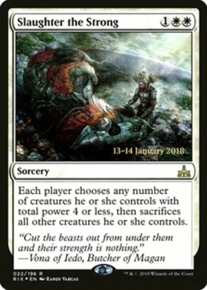 Slaughter the Strong <prerelease> [RIX] (F)