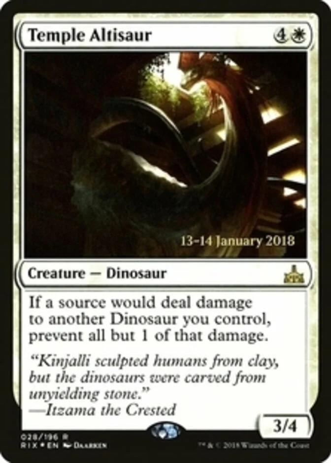 Temple Altisaur <prerelease> [RIX] (F)