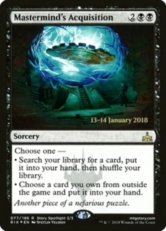 Mastermind's Acquisition <prerelease> [RIX] (F)