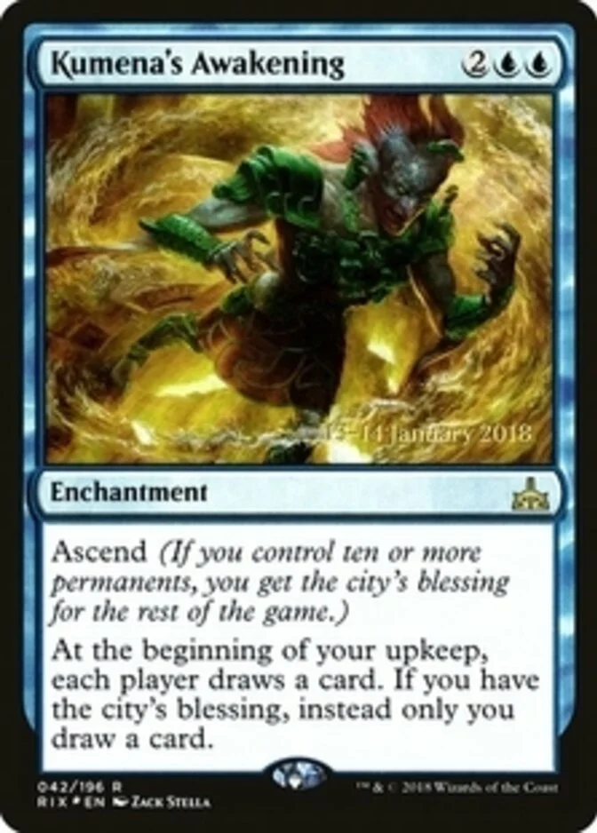 Kumena's Awakening <prerelease> [RIX] (F)