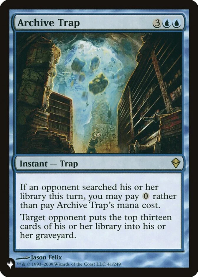 Archive Trap [PLIST]