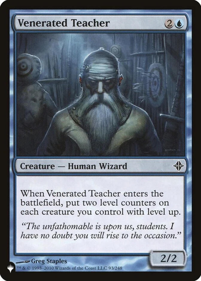 Venerated Teacher [PLIST]