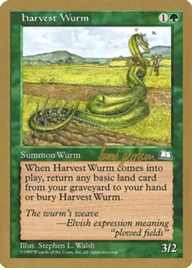 Harvest Wurm <Svend Geertsen> [WC97]