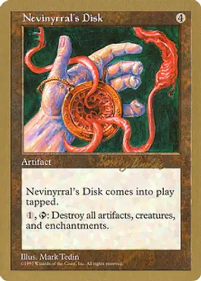 Nevinyrral's Disk <Randy Buehler> [WC98]