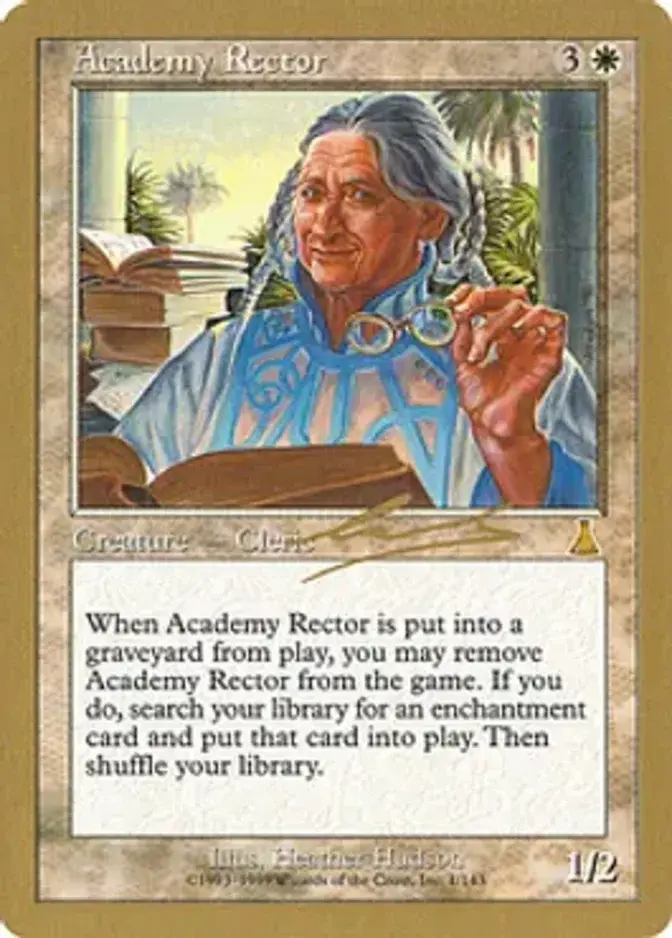 Academy Rector <Nicolas Labarre> [WC00]