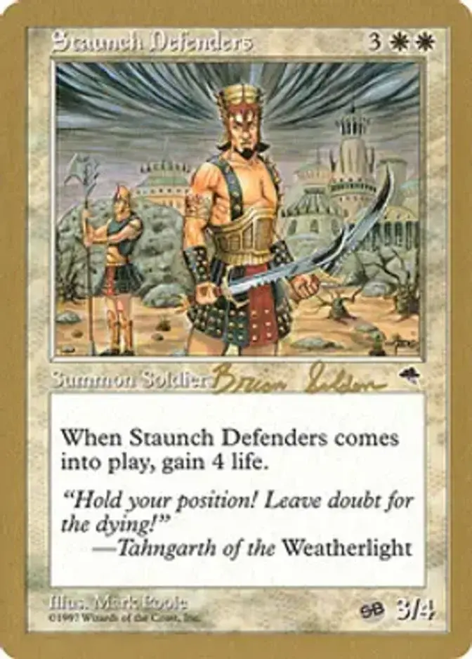 Staunch Defenders <Brian Selden - SB> [WC98]