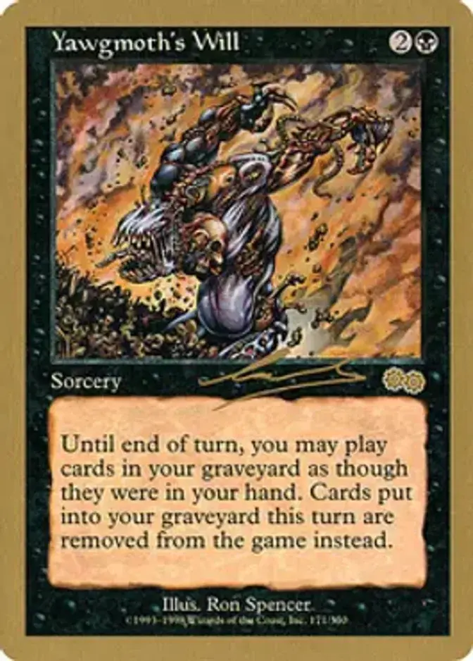 Yawgmoth's Will <Nicolas Labarre> [WC00]