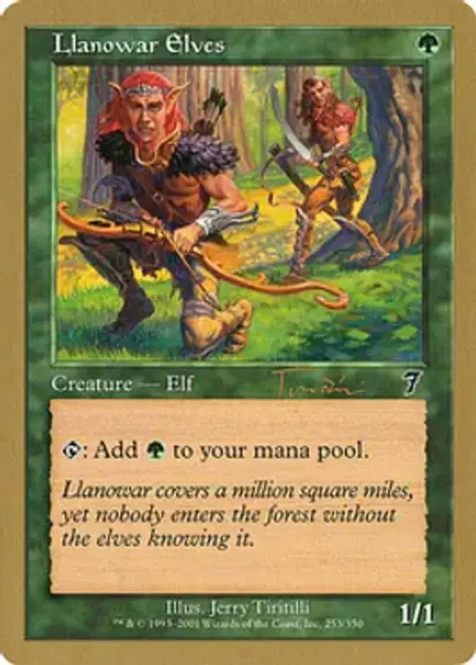 Llanowar Elves <Jan Tomcani> [WC01]