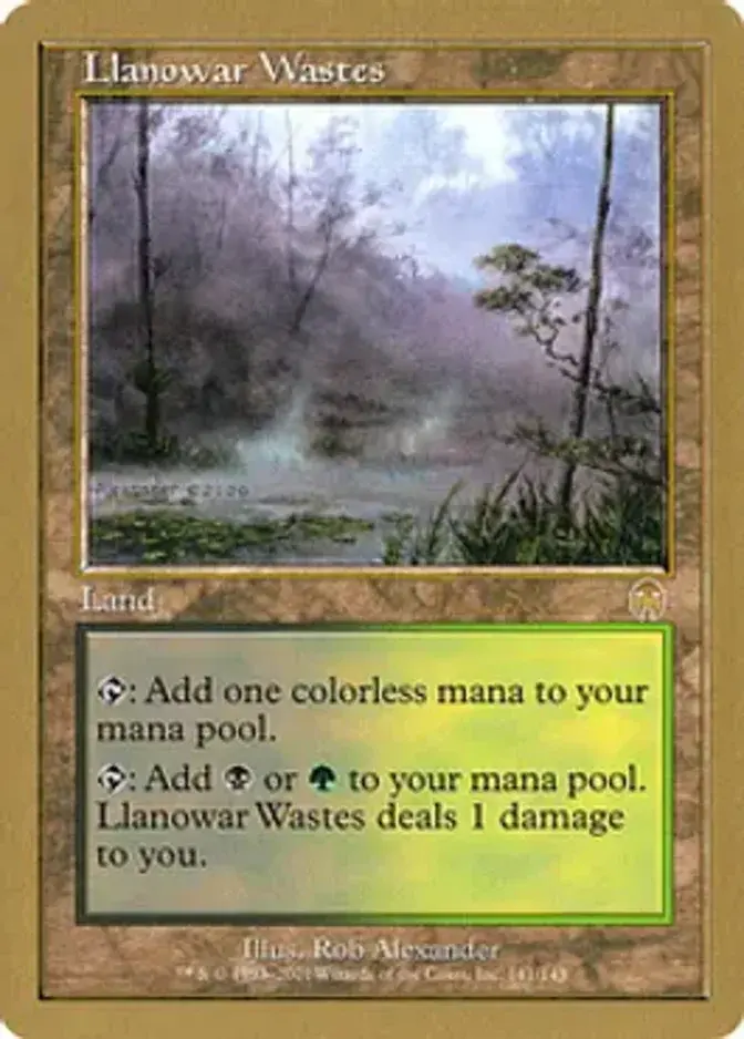 Llanowar Wastes <Jan Tomcani> [WC01]