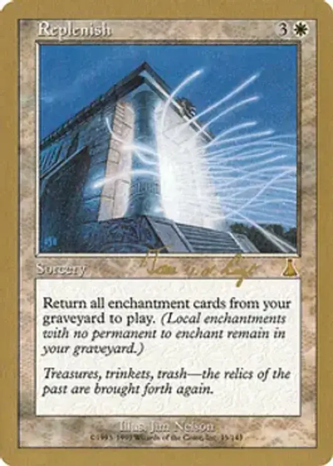 Replenish <Tom van de Logt> [WC00]