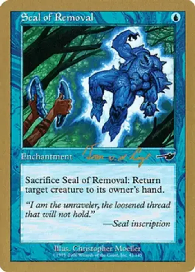 Seal of Removal <Tom van de Logt> [WC00]