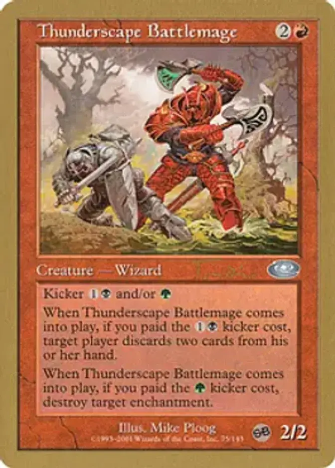 Thunderscape Battlemage <Jan Tomcani - SB> [WC01]